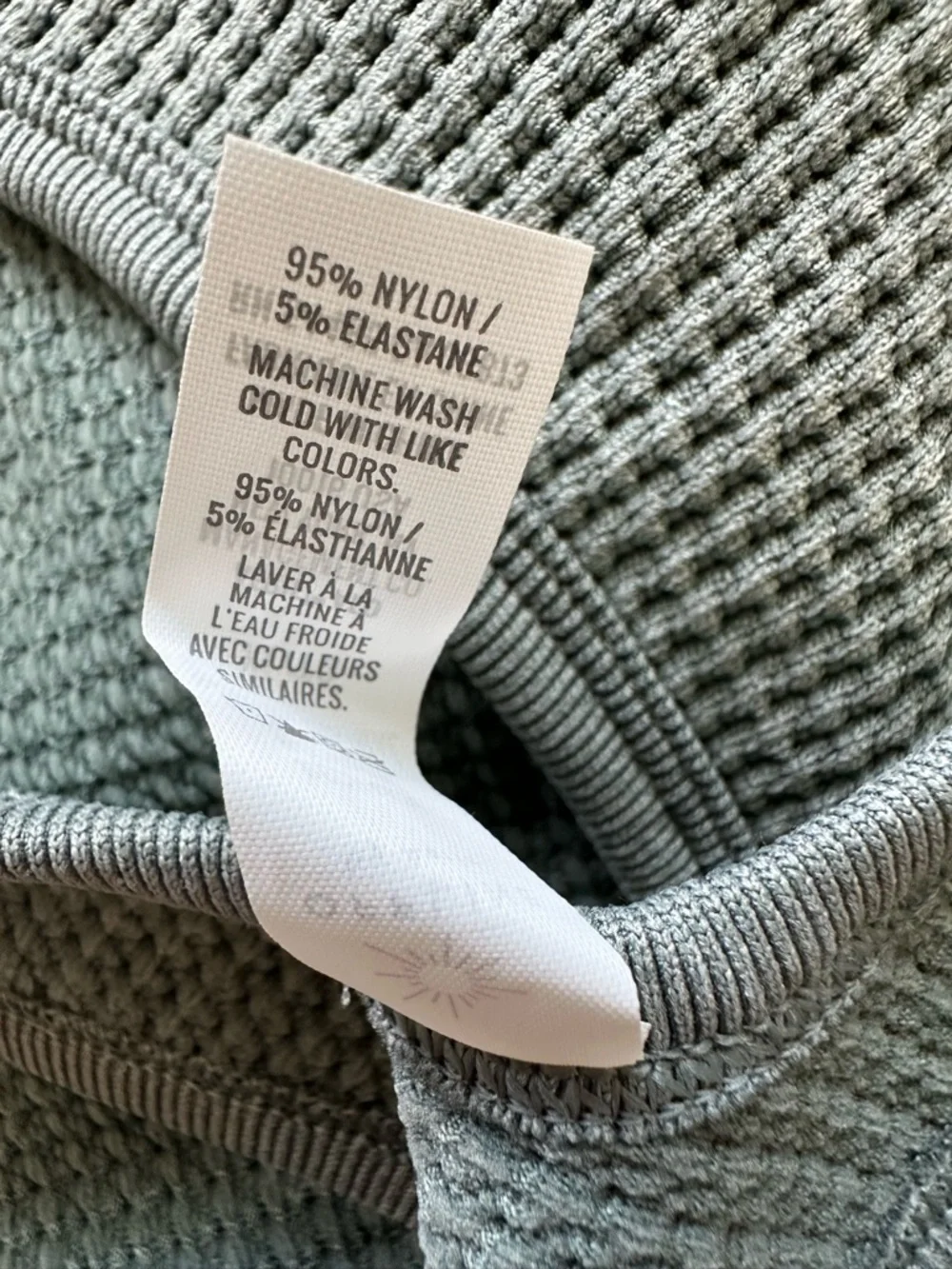 Aerie OFFLINE Main Squeeze Seamless Waffle Sports Bra Size XL NWT - Picture 10 of 13